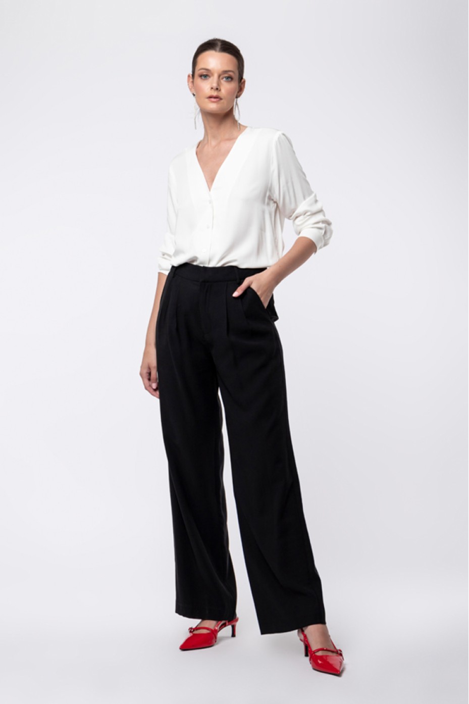 LOOSE FIT PANTS ZOE BLACK