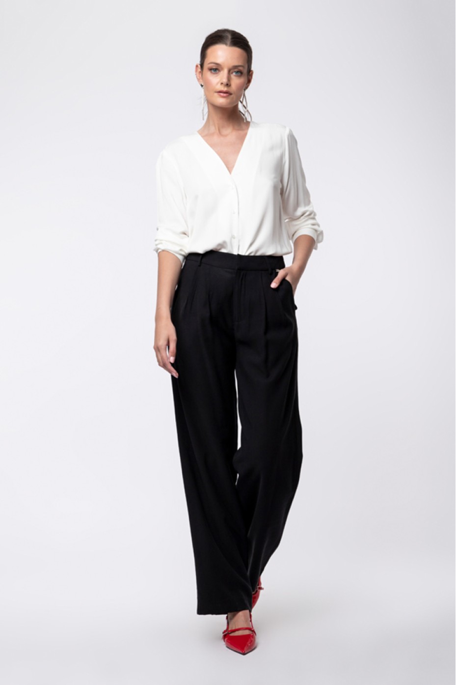 LOOSE FIT PANTS ZOE BLACK