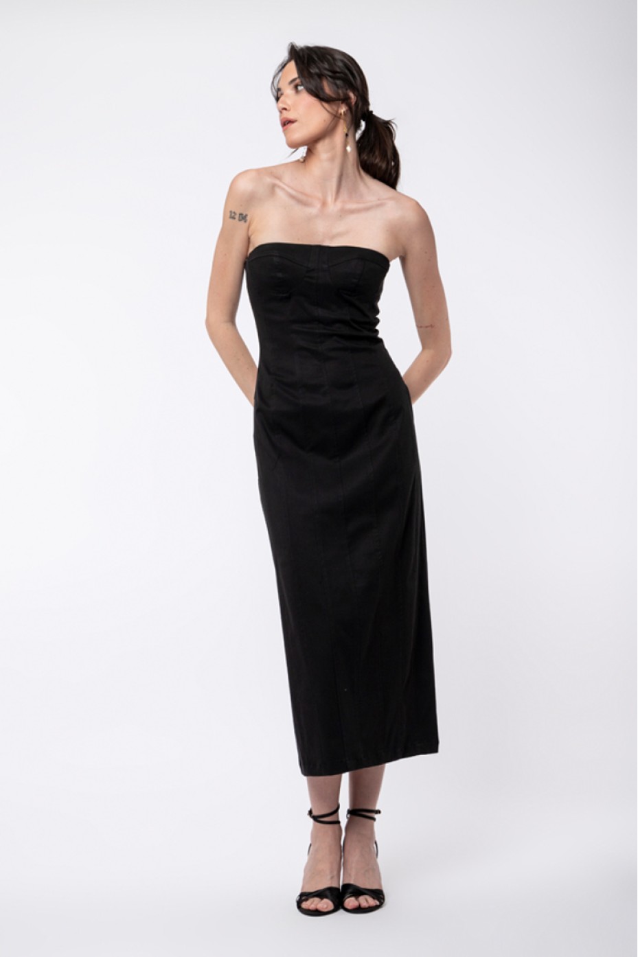 ΦΟΡΕΜΑ STRAPLESS ZOE BLACK