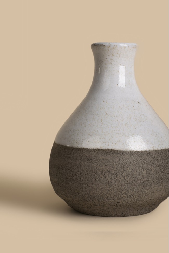 HANDMADE STONEWARE VASE