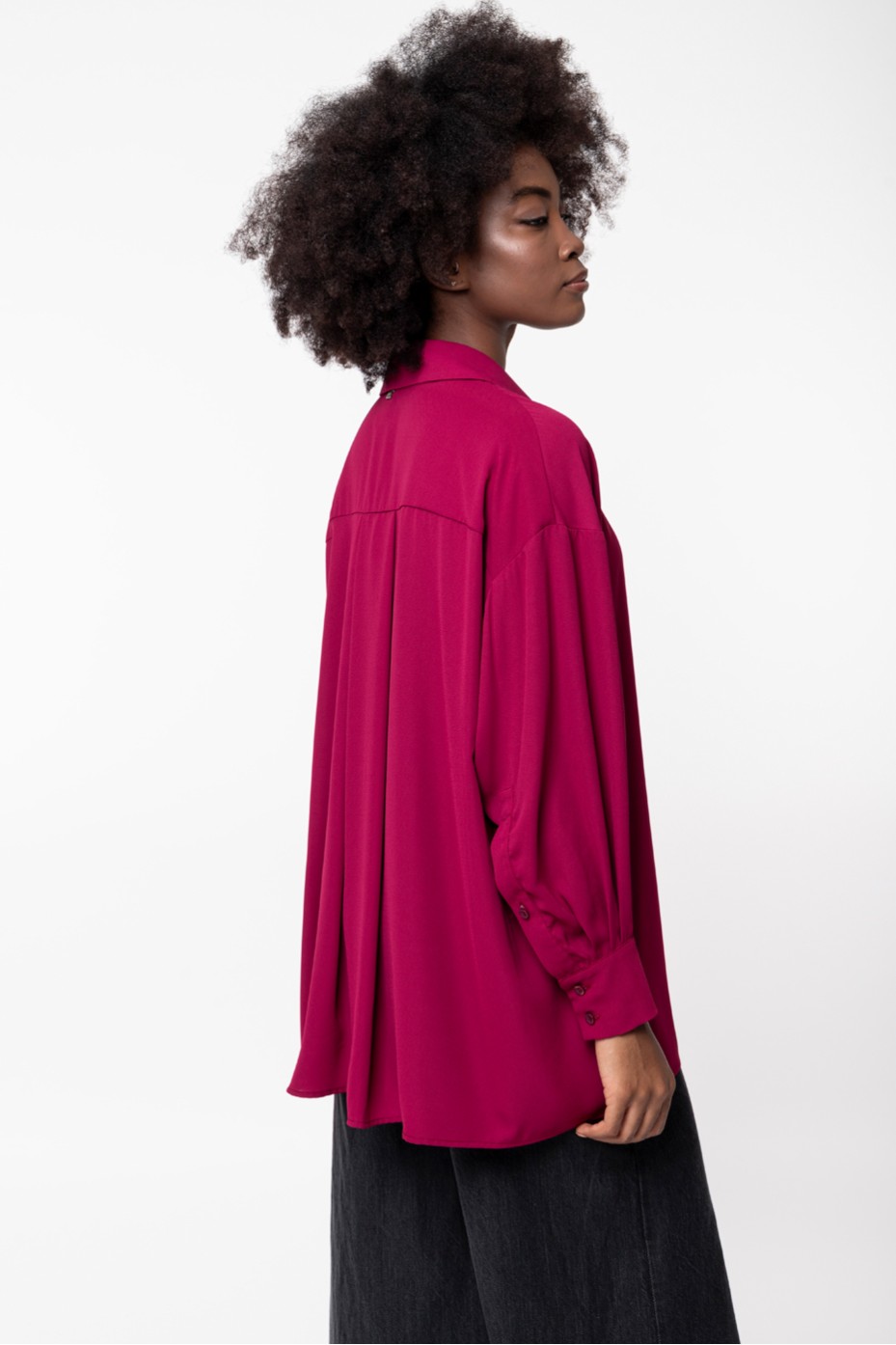 OVERSIZED SHEER SHIRT