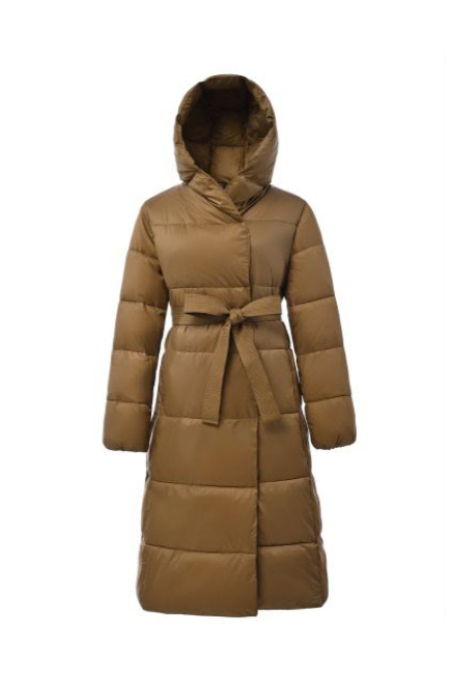 JACKET WITH HOOD AND BELT