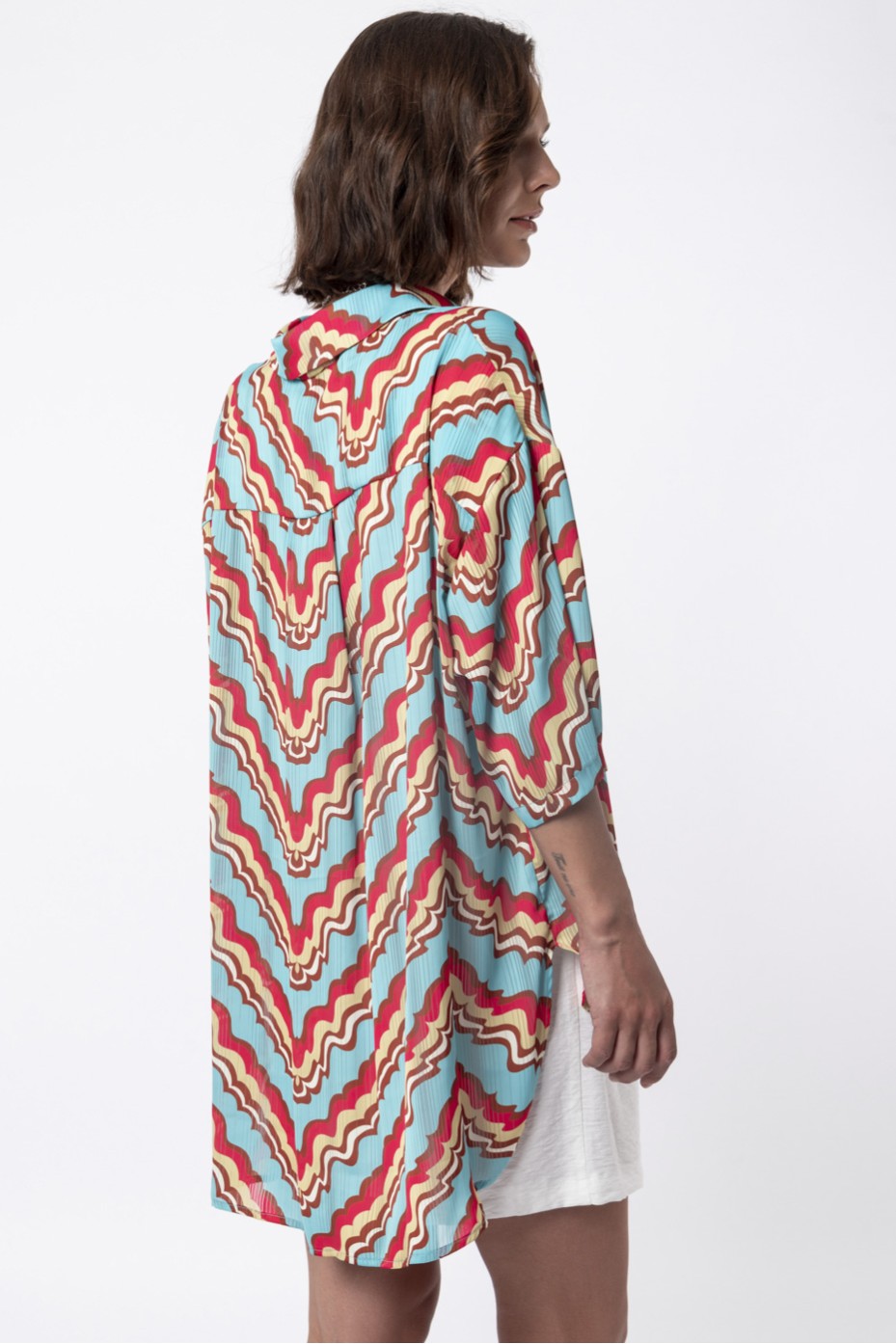 ΠΟΥΚΑΜΙΣΟ OVERSIZED ΕΜΠΡΙΜΕ ZOE BLACK