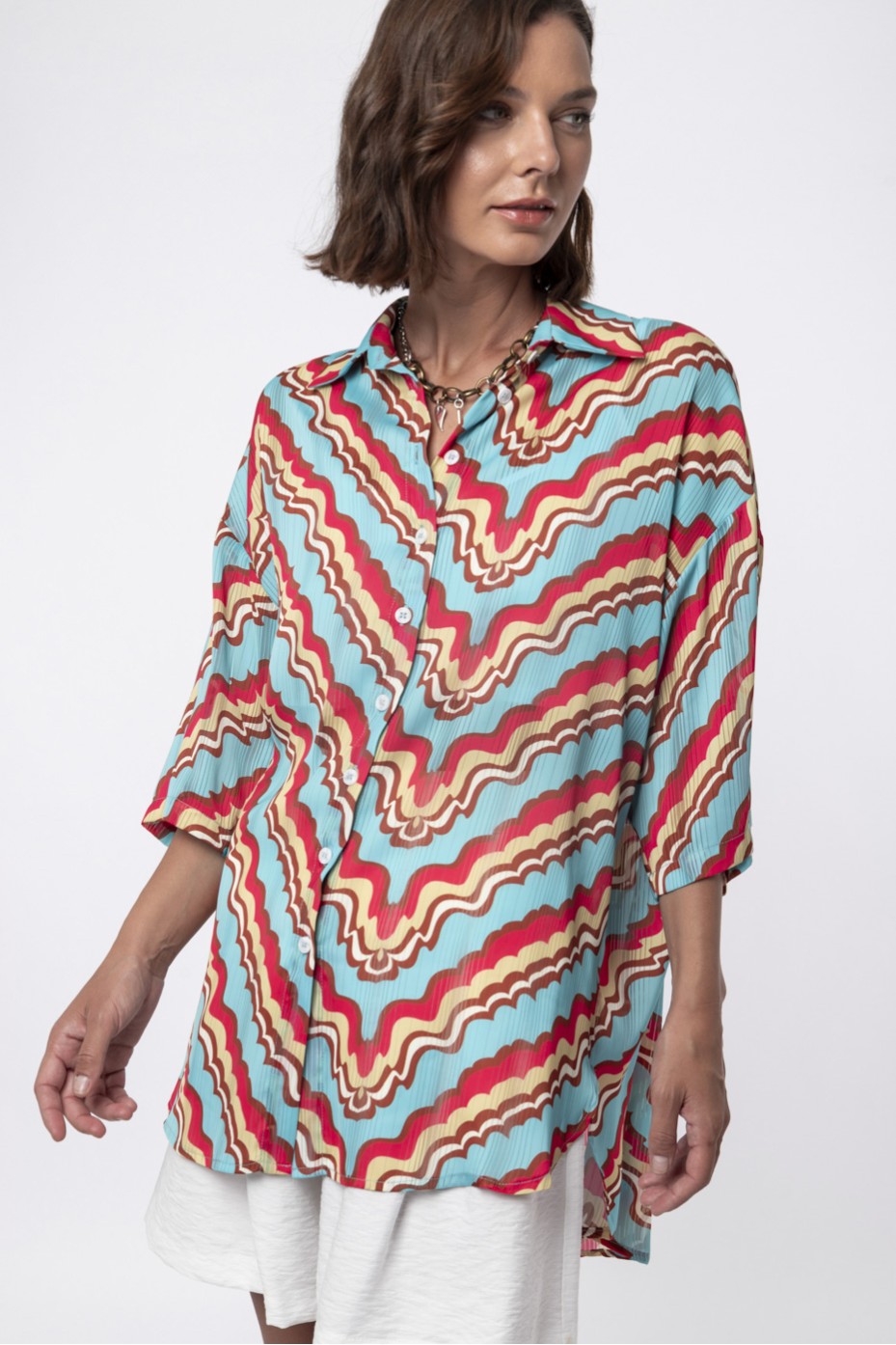 ΠΟΥΚΑΜΙΣΟ OVERSIZED ΕΜΠΡΙΜΕ ZOE BLACK