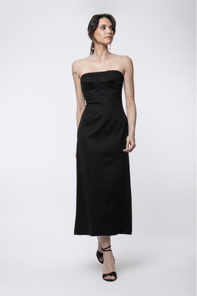 ΦΟΡΕΜΑ STRAPLESS ZOE BLACK