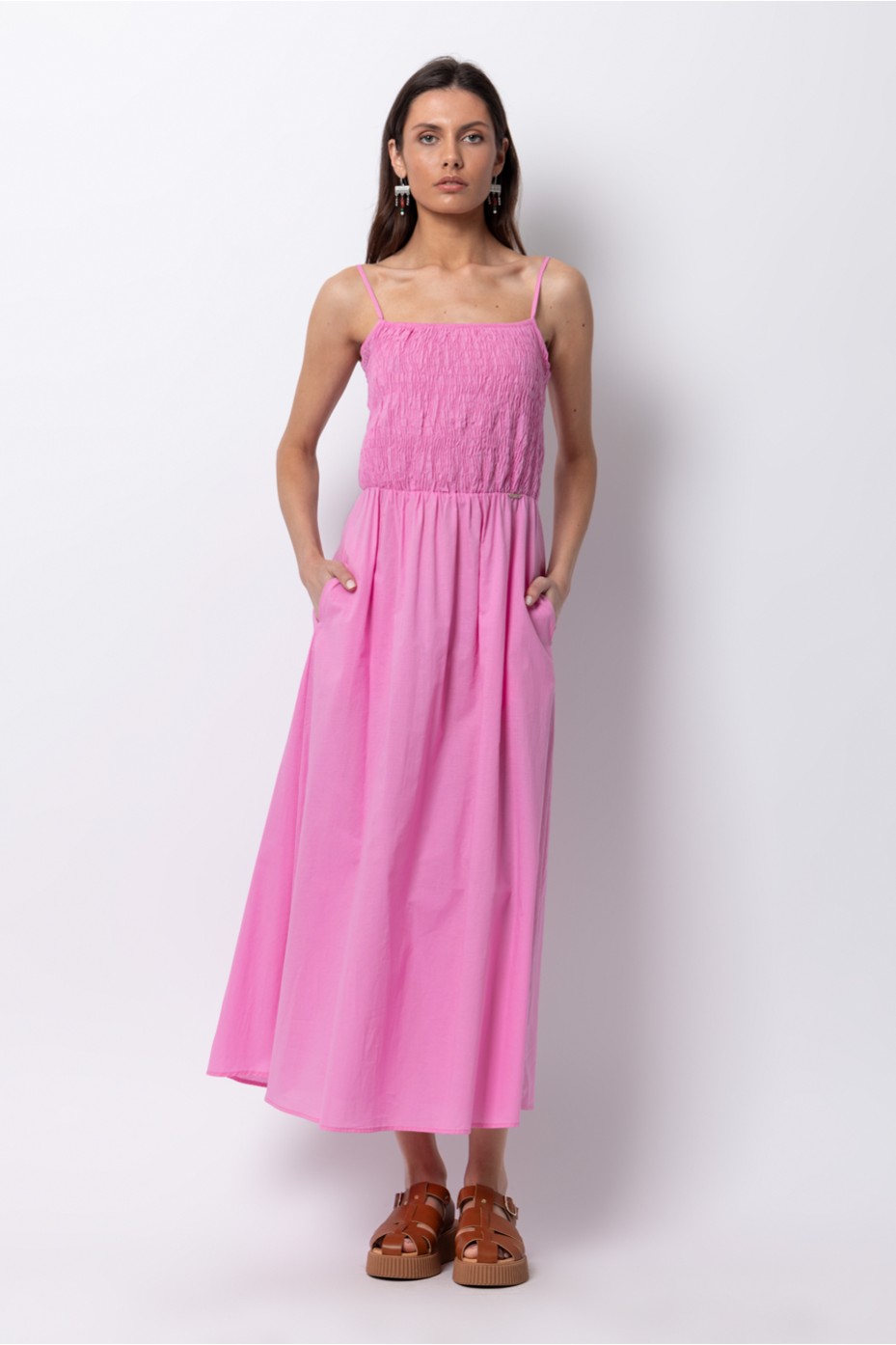 MIDI STRAPPY DRESS