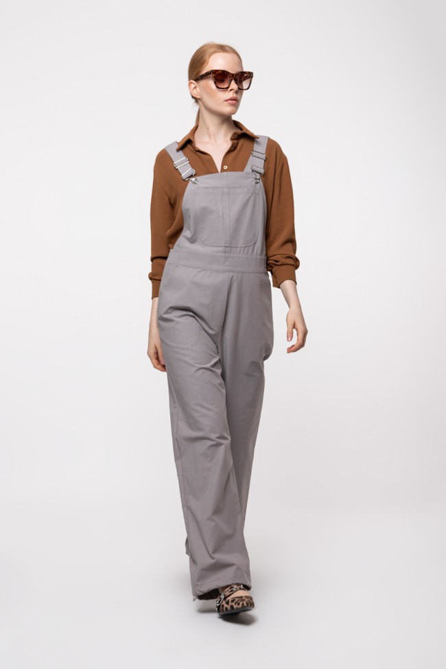 GREY OVERALL ZOE BLACK