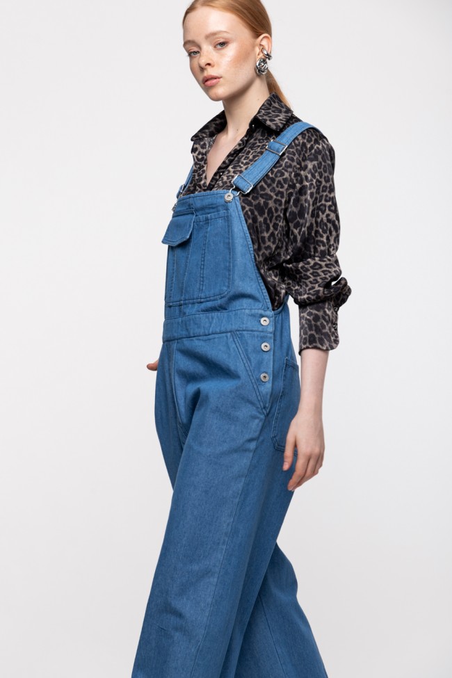 DENIM OVERALL ZOE BLACK