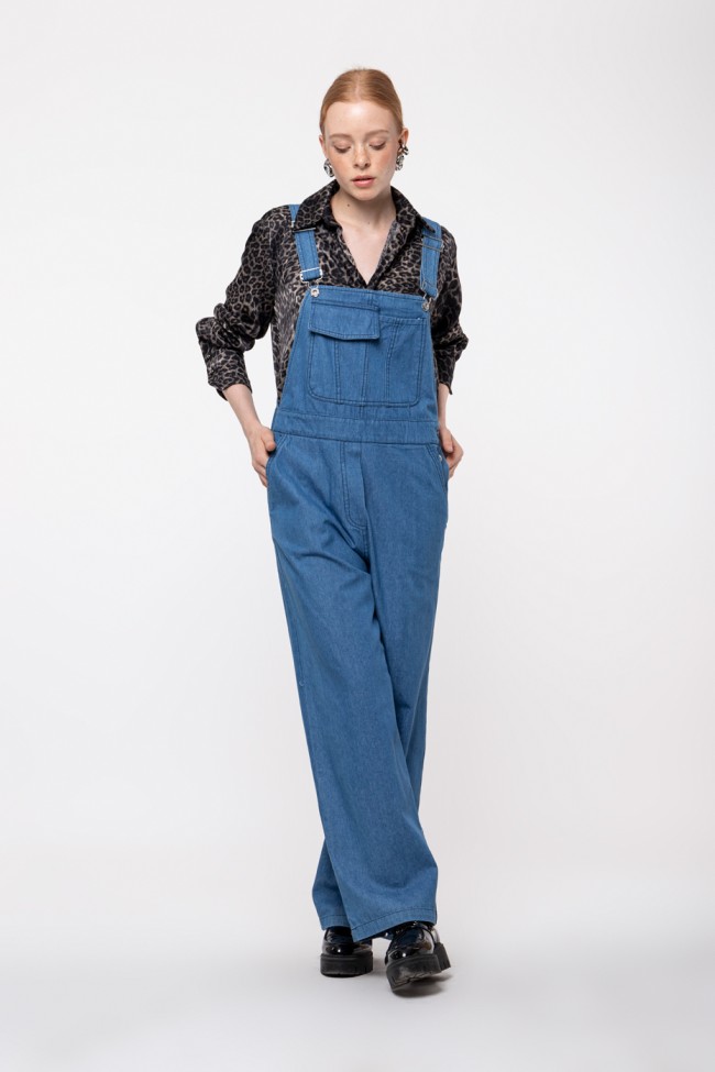 DENIM OVERALL ZOE BLACK