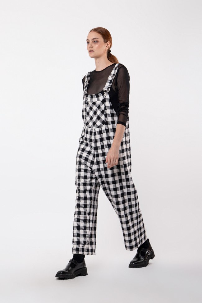 PRINTED JUMPSUIT ZOE BLACK