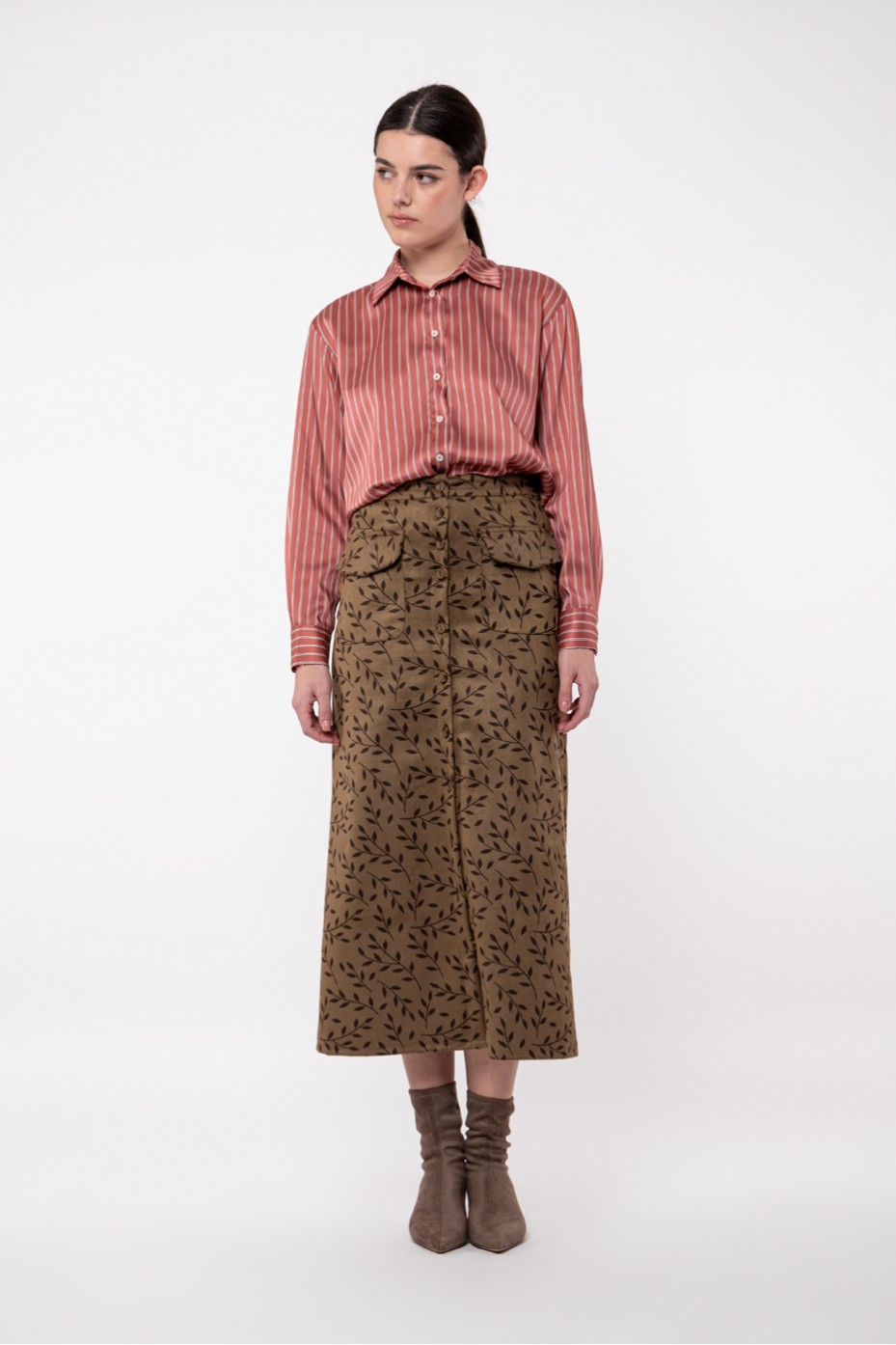 SKIRT  ALCANTARA FLORAL