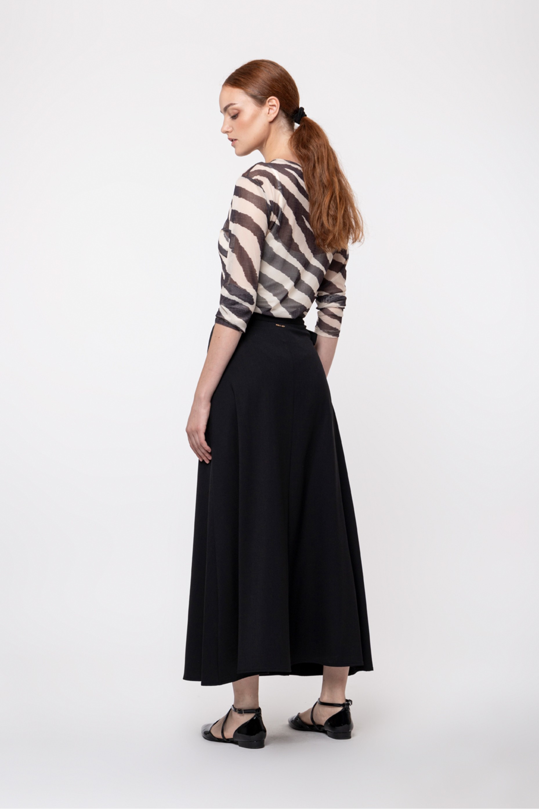 LONG WRAP SKIRT