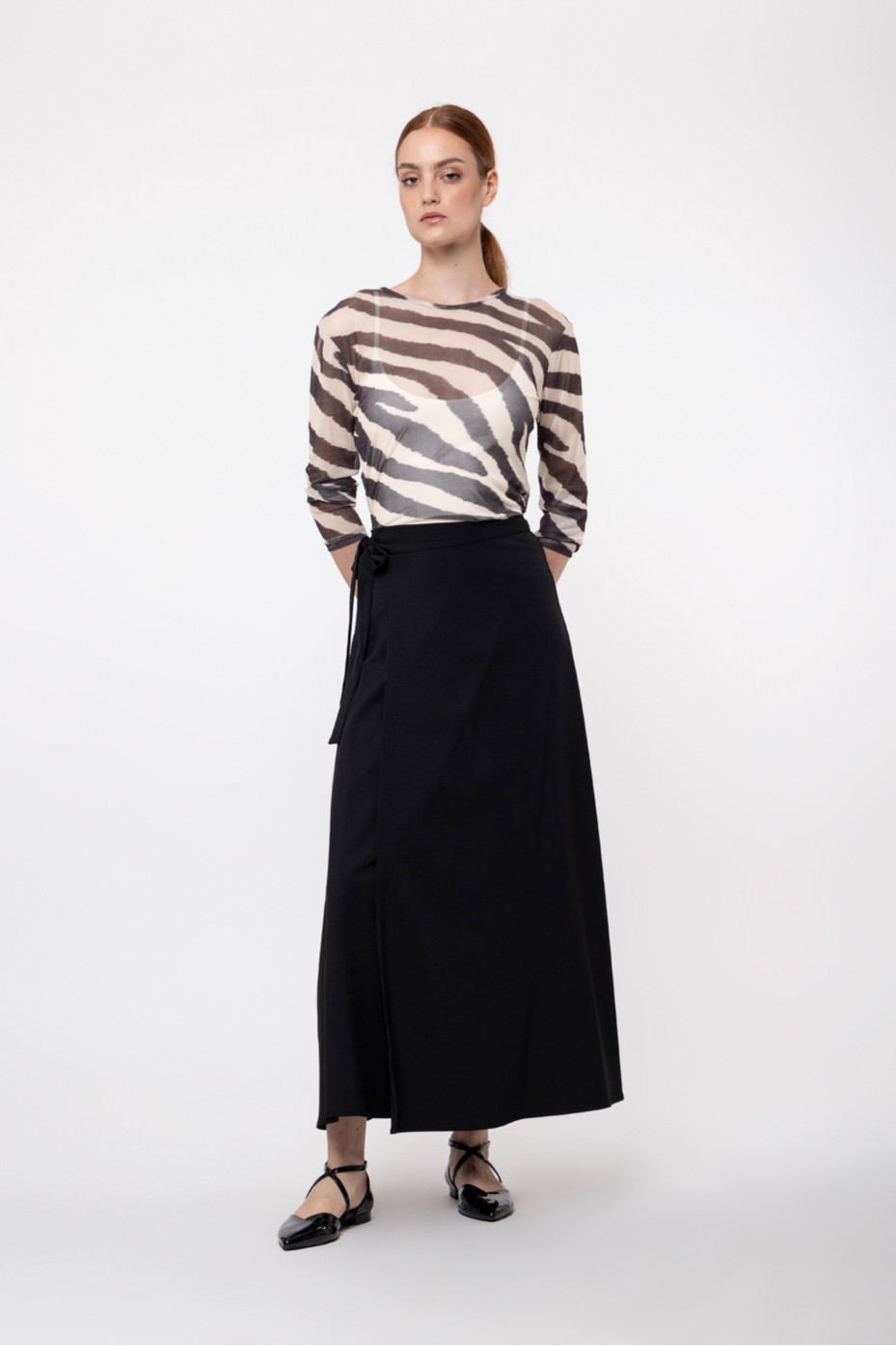 LONG WRAP SKIRT HELMI e shop