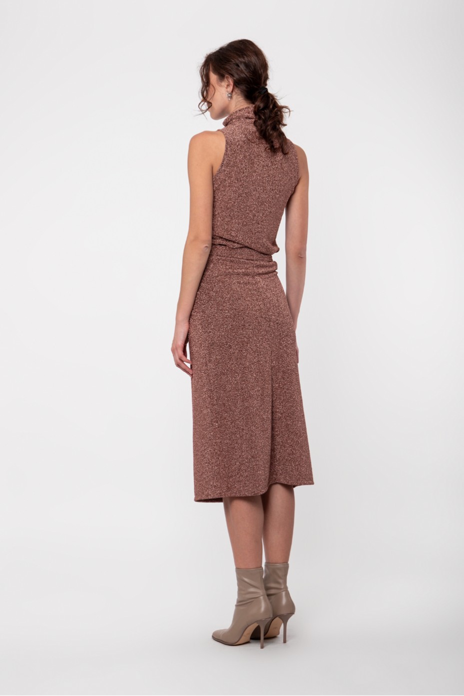 LUREX WRAP SKIRT