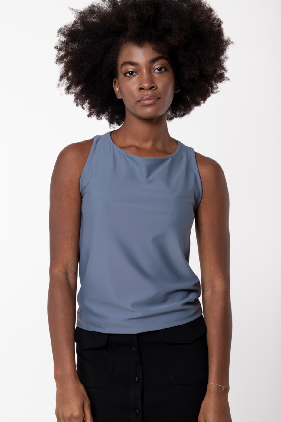 SLEEVELESS TOP ZOE BLACK