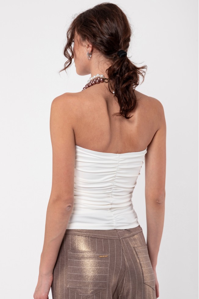 ΜΠΛΟΥΖΑ STRAPLESS CUT OUT