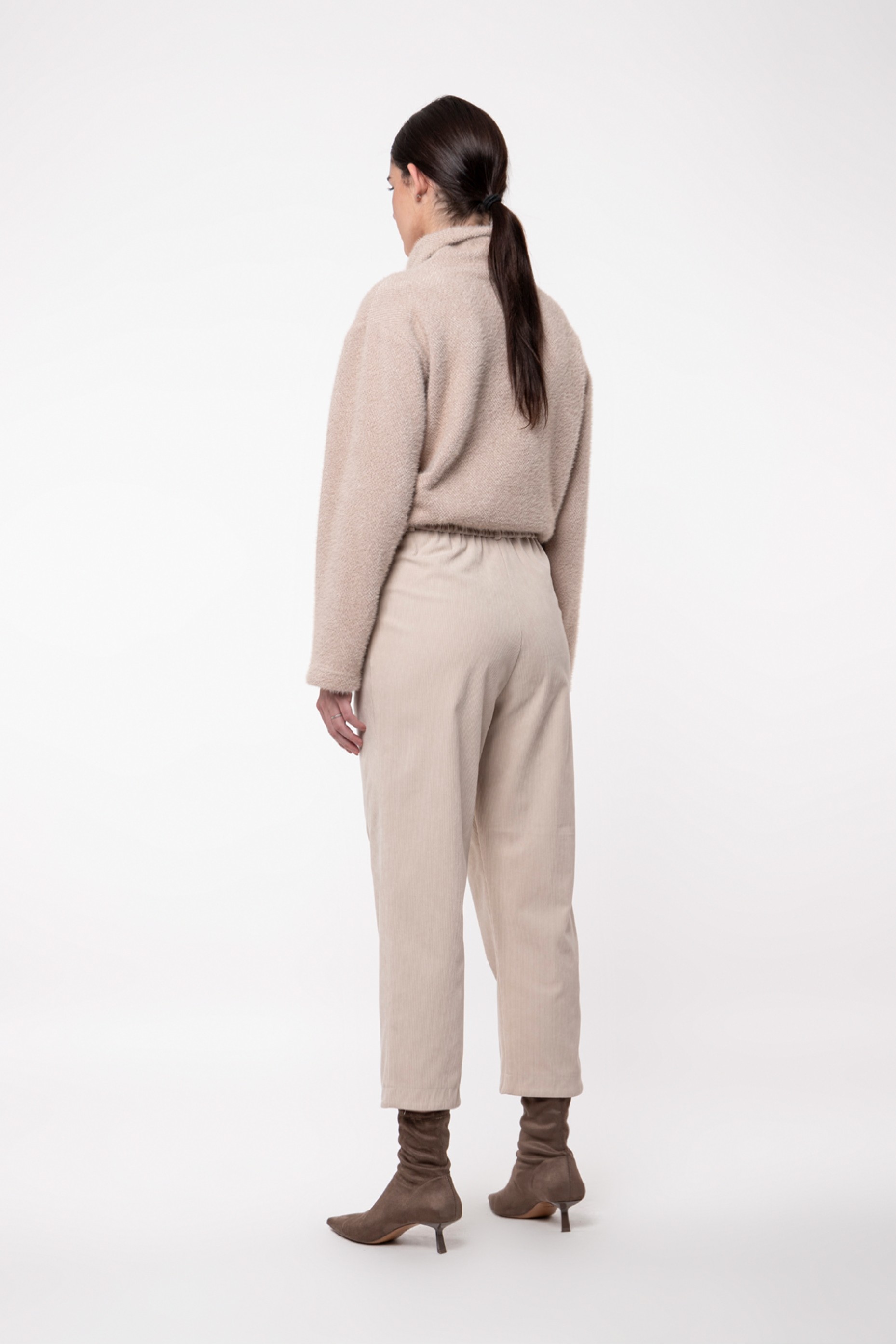 CROPPED CORDUROY PANTS