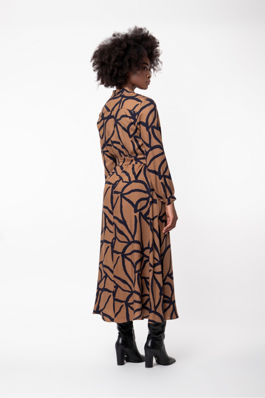 MIDI PRINTED DRESS