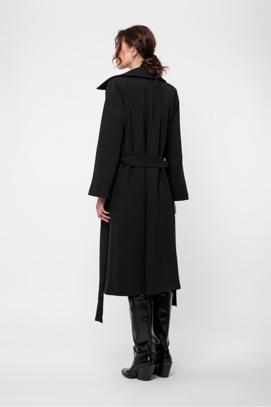 LONG COAT WITH BELT