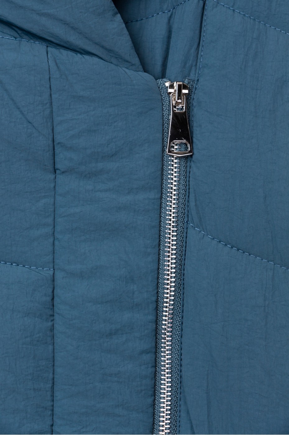 LONG PUFFER JACKET WITH HOODIE