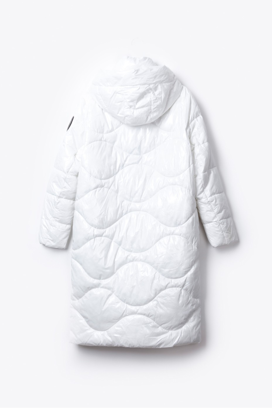 LONG PUFFER JACKET WITH ZIPPERS