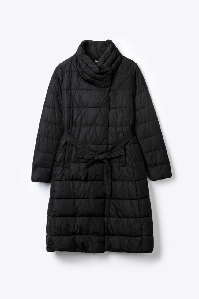 PUFFER JACKET WITH SIDE ZIPPER