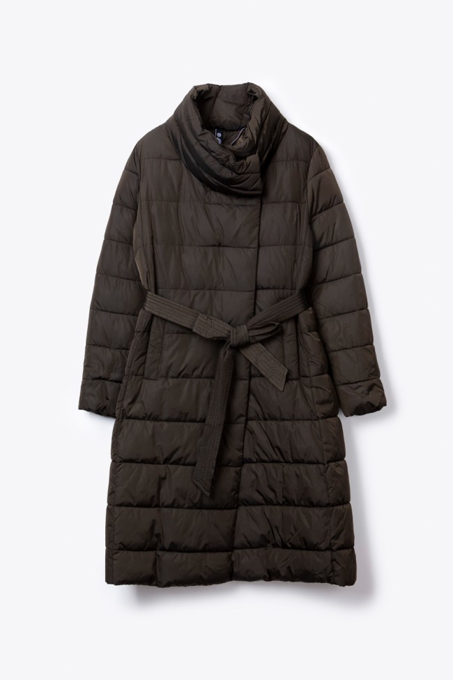 PUFFER JACKET WITH SIDE ZIPPER