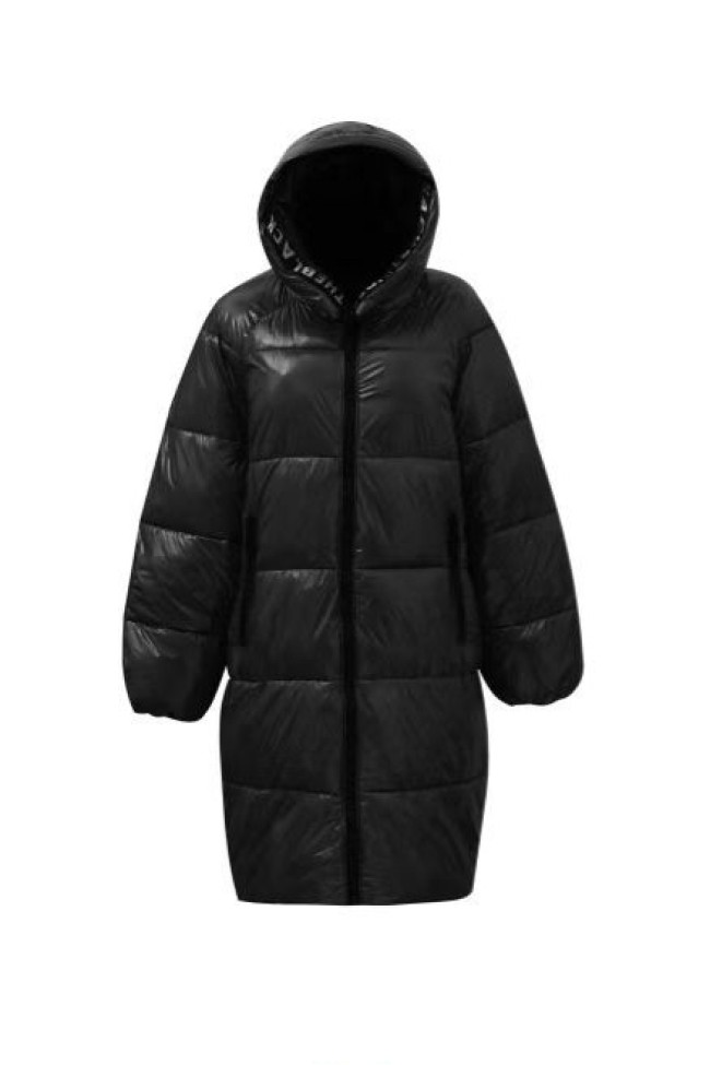 LONG SHINY PUFFER JACKET
