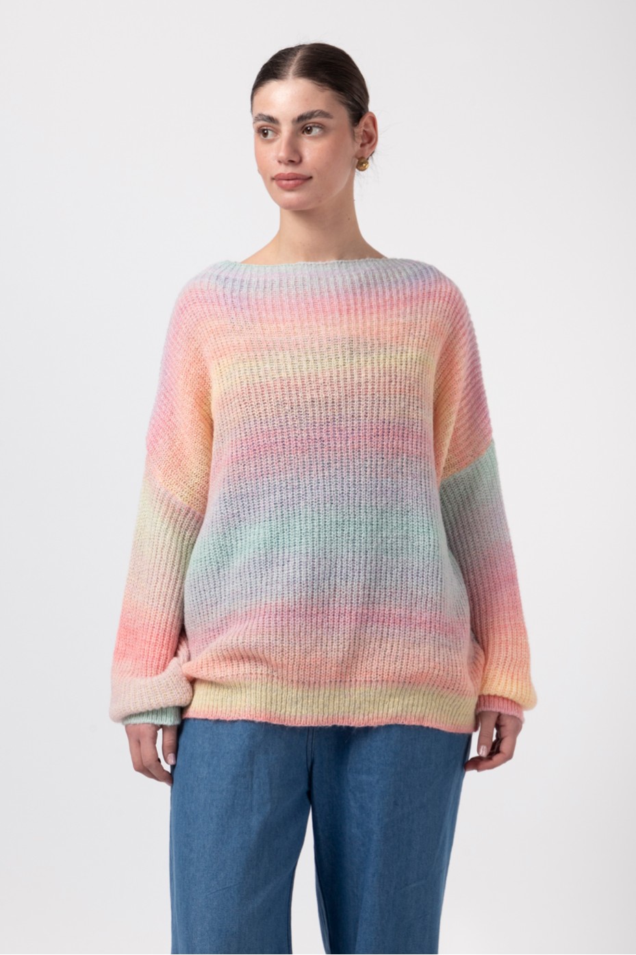 COLORFULL KNIT BLOUSE
