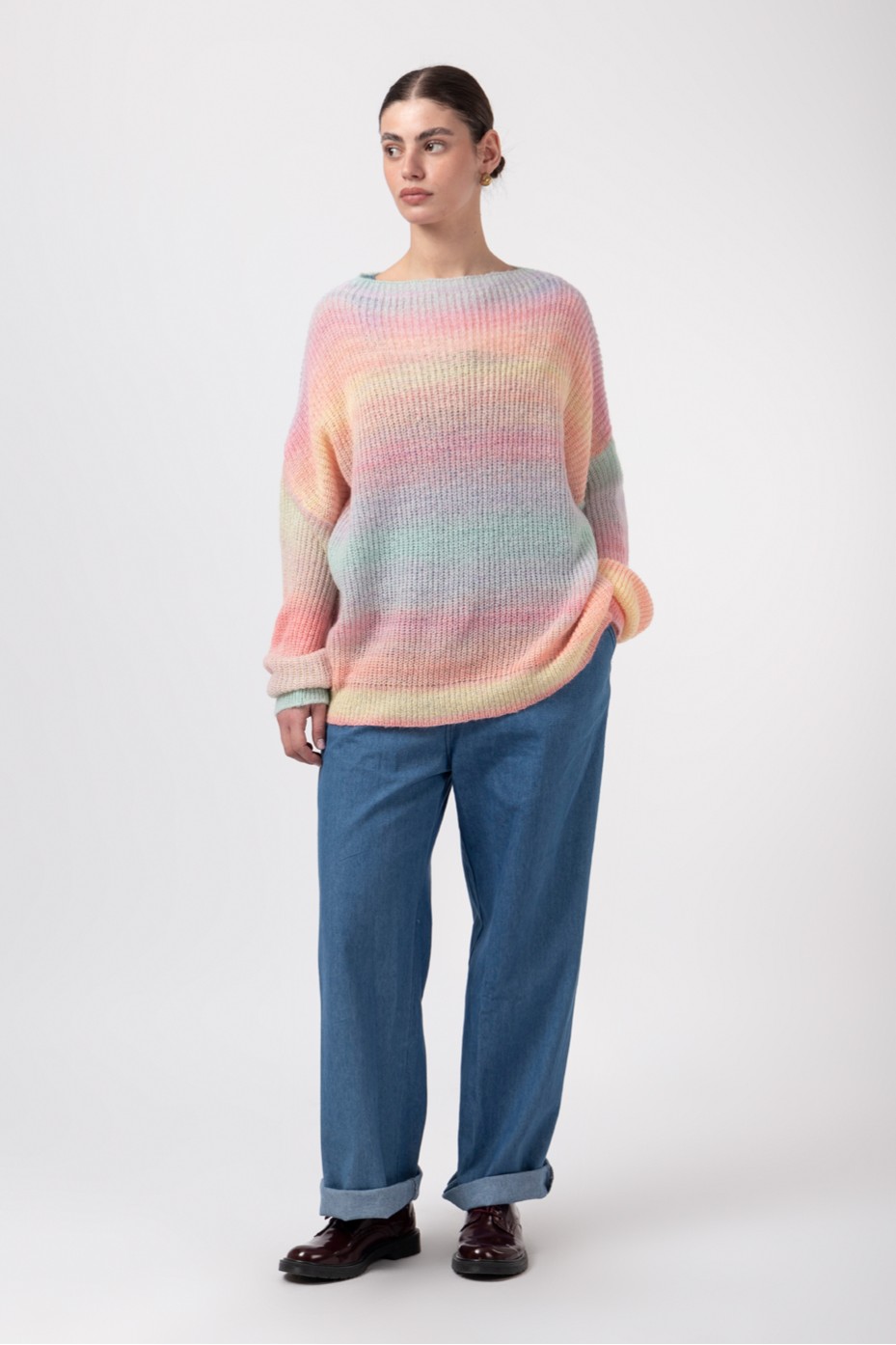 COLORFULL KNIT BLOUSE