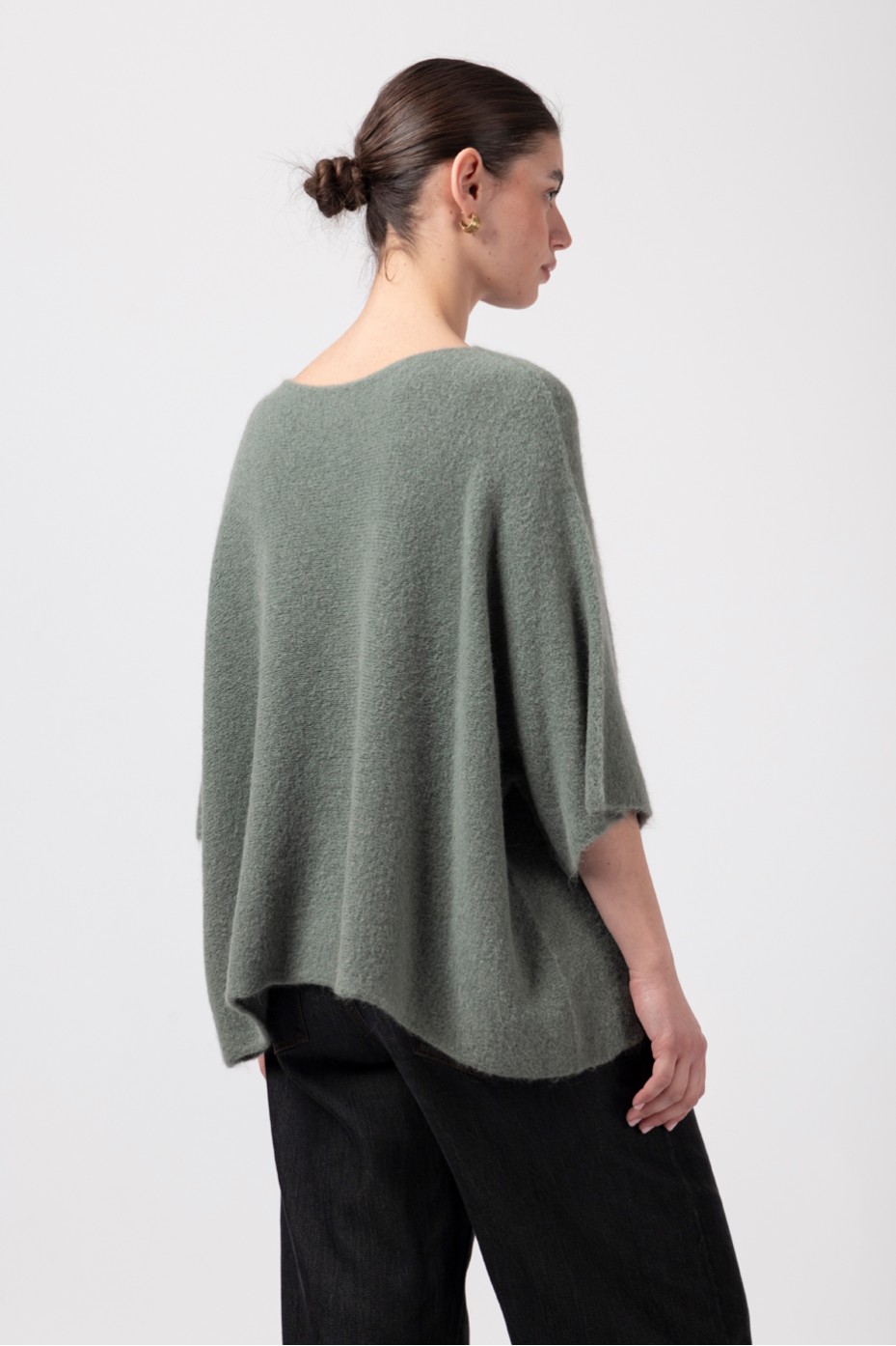 KNIT BLOUSE WITH WIDE SLEEVES