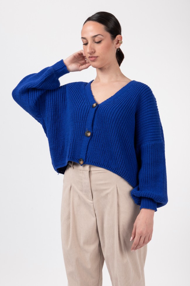 LONG SLEEVE KNIT CARDIGAN