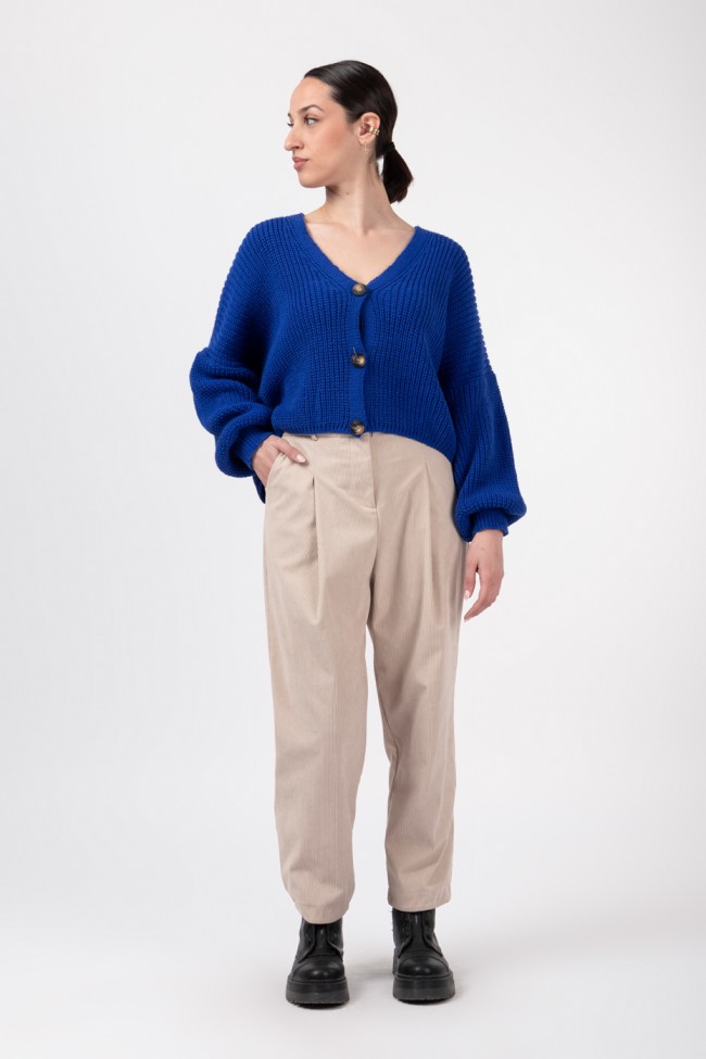 LONG SLEEVE KNIT CARDIGAN