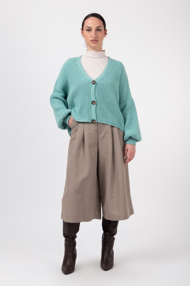 LONG SLEEVE KNIT CARDIGAN