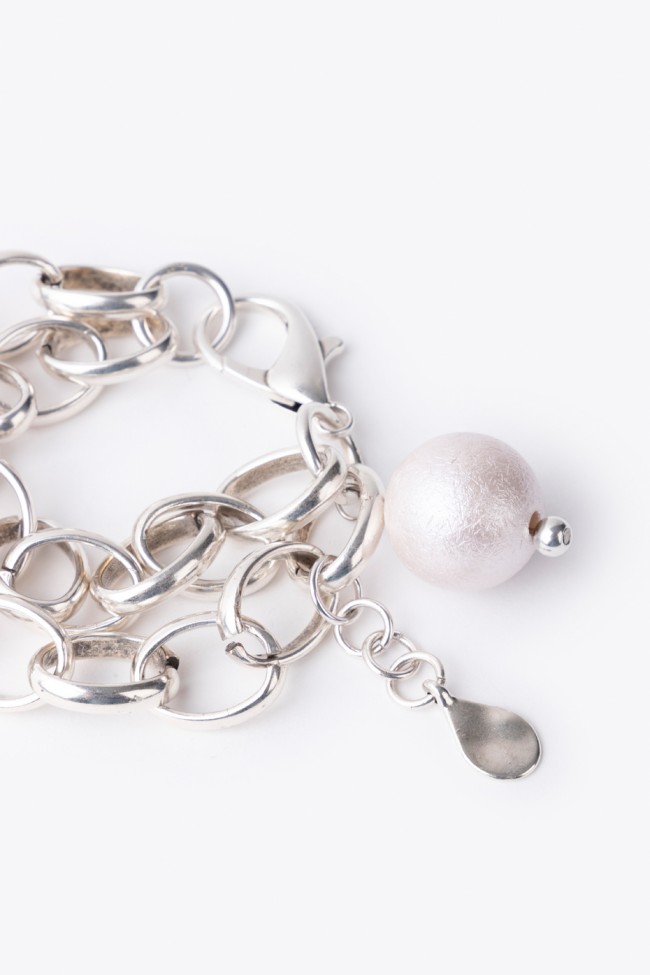 CHAIN BRACELET WITH PEARL