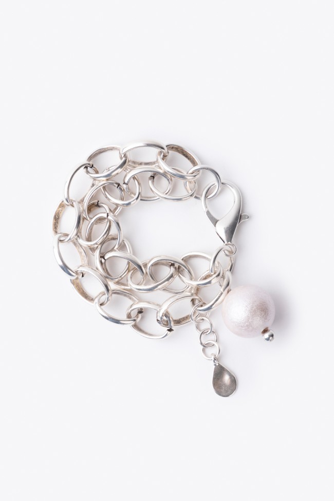 CHAIN BRACELET WITH PEARL