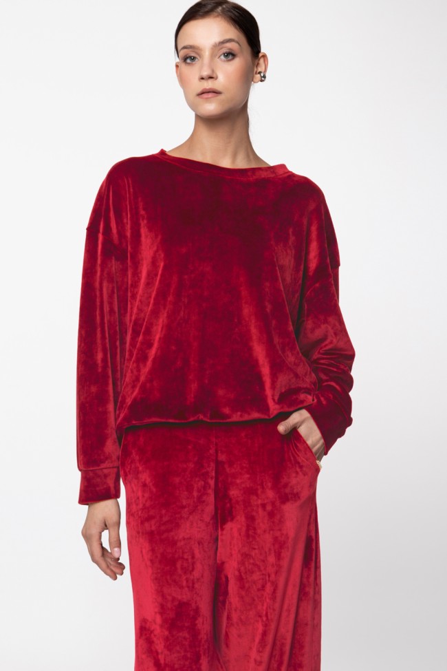 TWIN SET VELVET LOUNGEWEAR