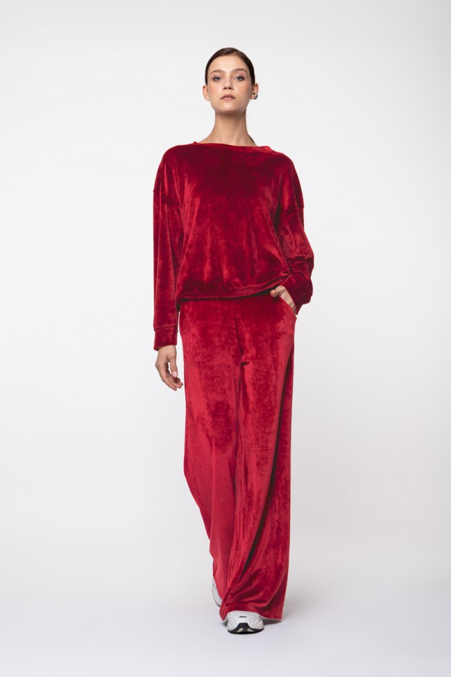 TWIN SET VELVET LOUNGEWEAR