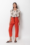 CROP SHIRT WITH LOBSTER PRINT