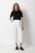 RIB BLOUSE WITH POCKET