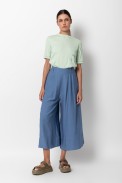 RIB BLOUSE WITH POCKET