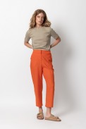 RIB BLOUSE WITH POCKET