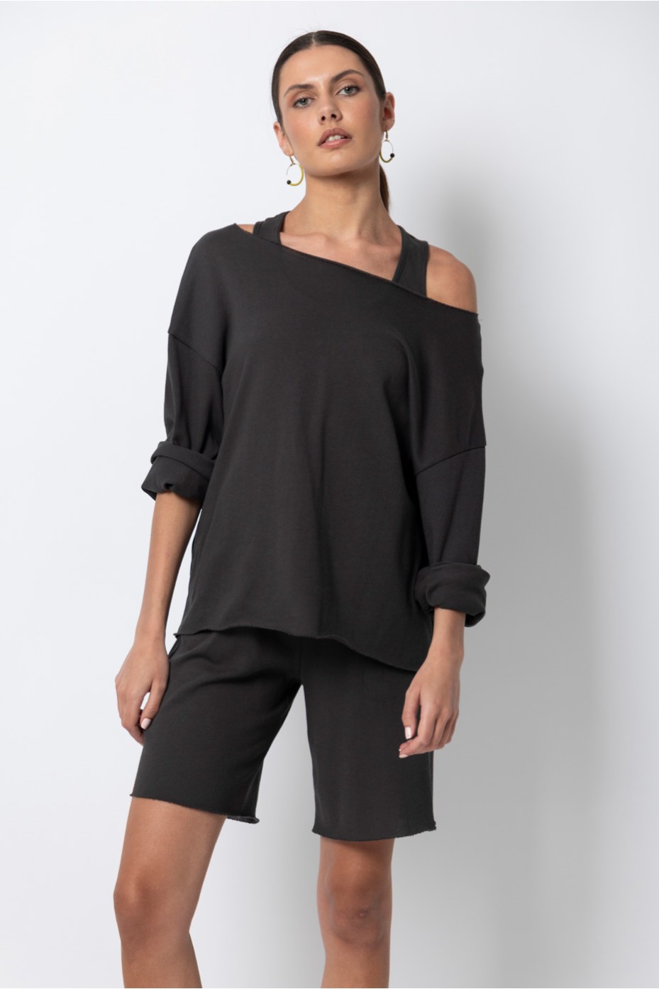 LONG SLEEVE CROP TOP