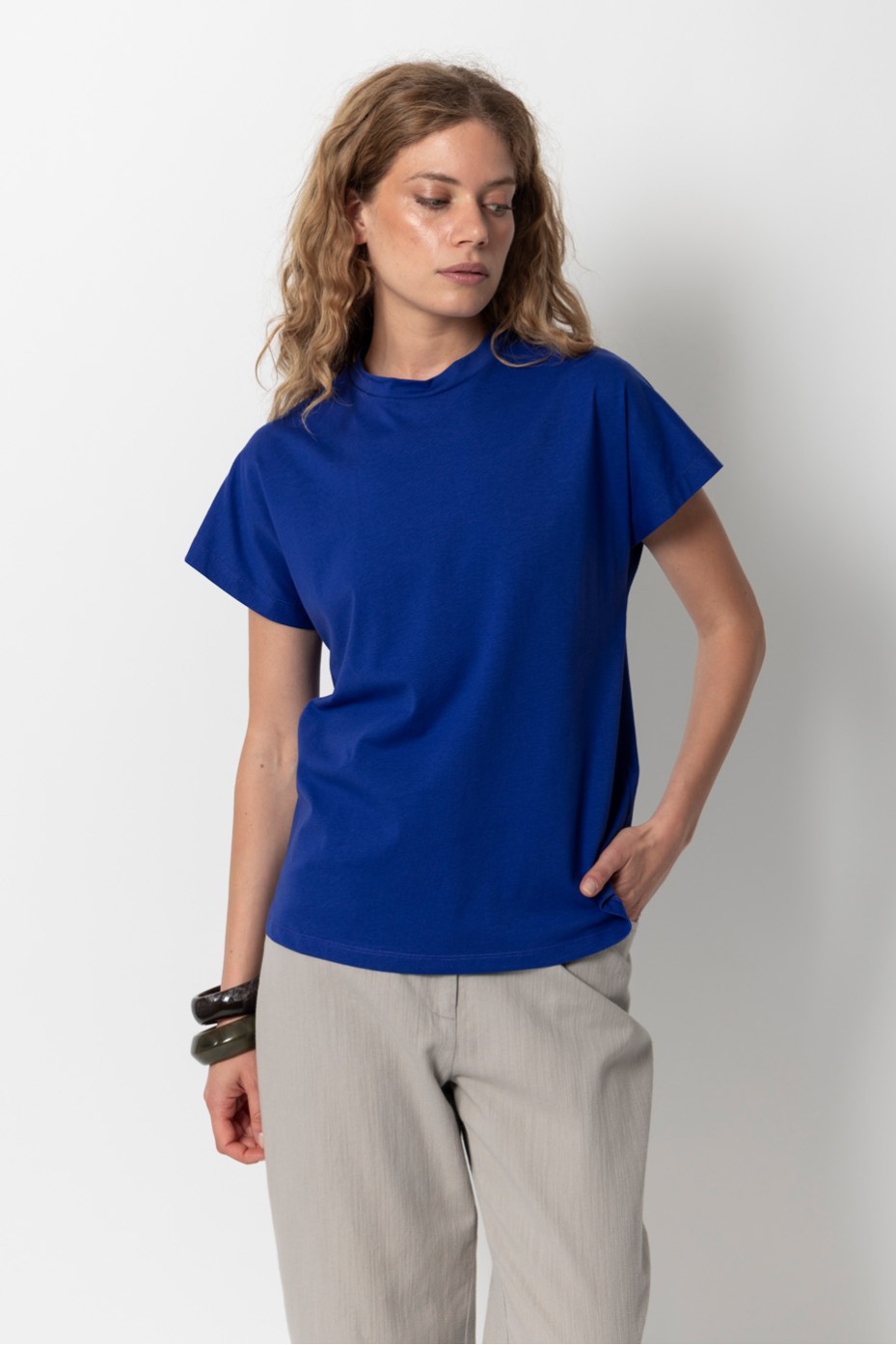 COTTON T-SHIRT BLOUSE
