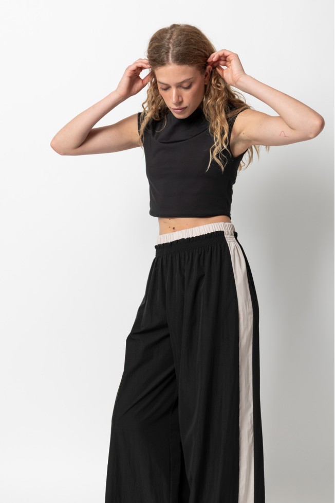 PARACHUTE PANTS WITH ELASTIC