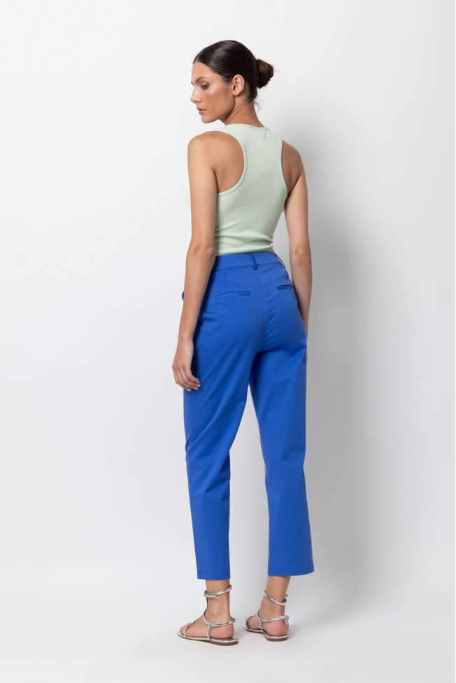 CHINO CROP PANTS