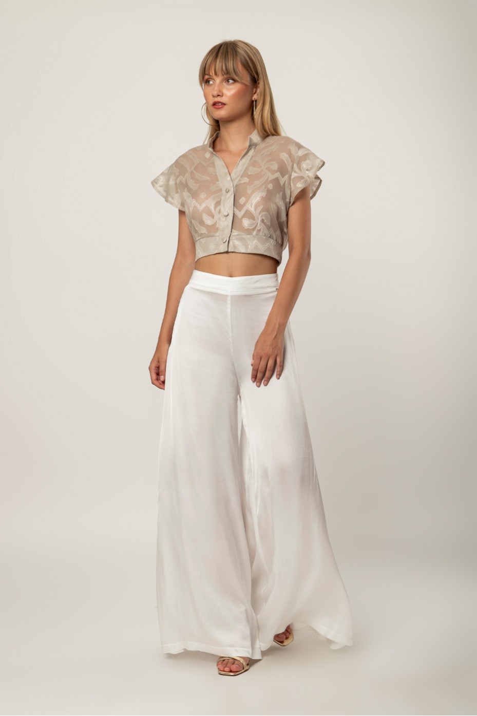 ΠΑΝΤΕΛΟΝΙ ΣΑΤΕΝ WIDE LEG