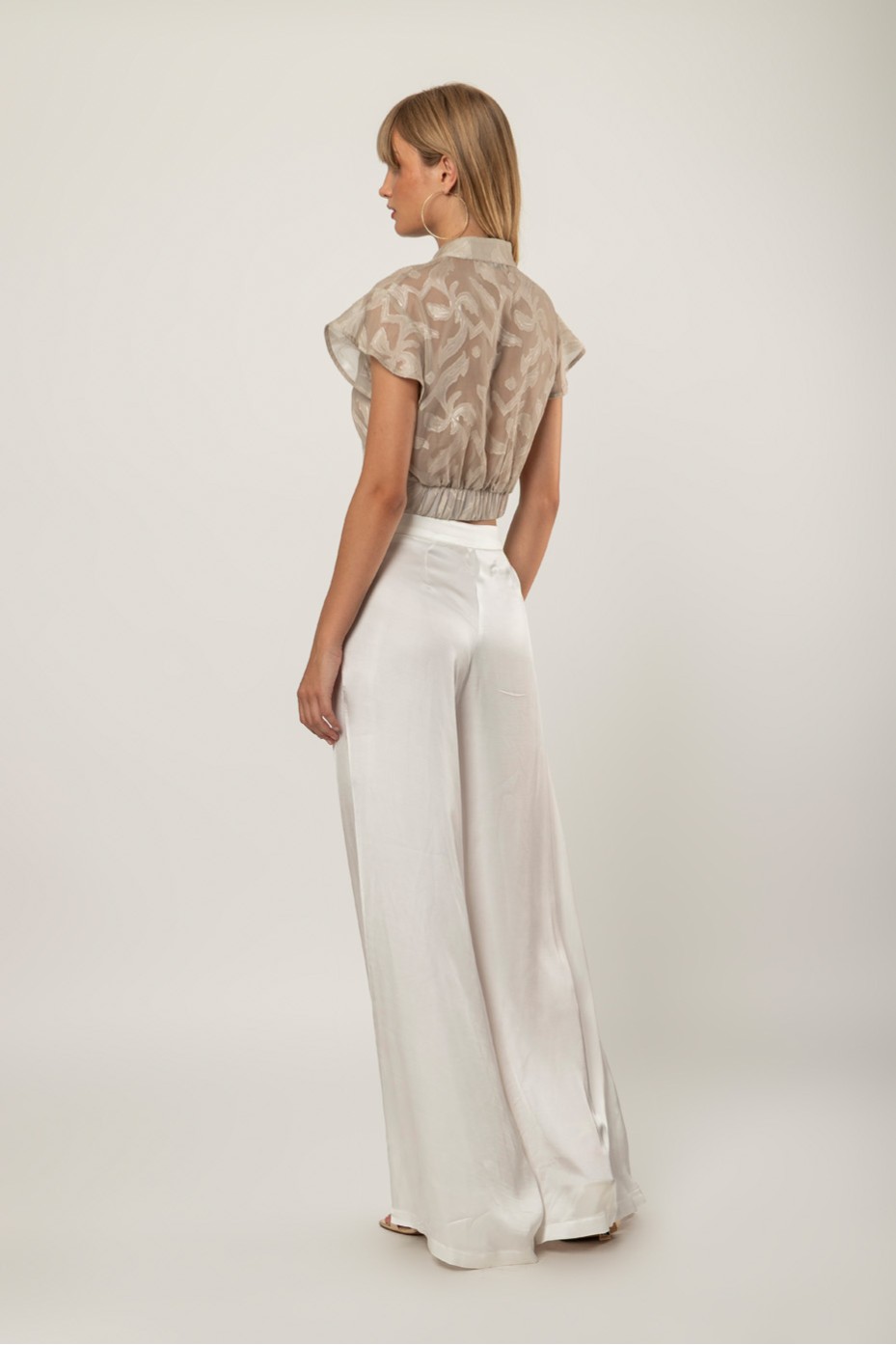 ΠΑΝΤΕΛΟΝΙ ΣΑΤΕΝ WIDE LEG