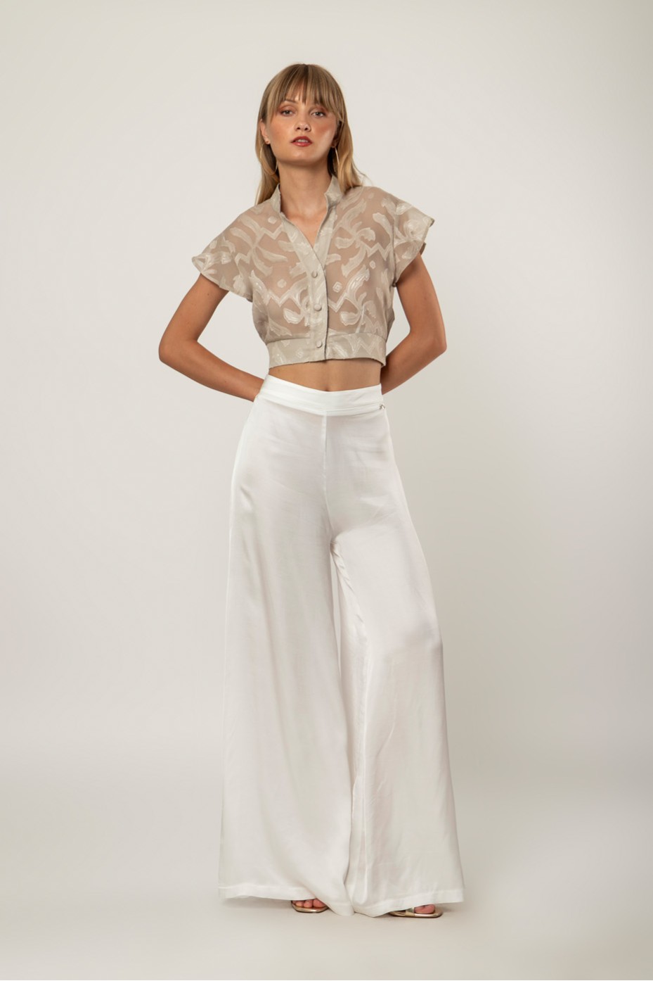 ΠΑΝΤΕΛΟΝΙ ΣΑΤΕΝ WIDE LEG