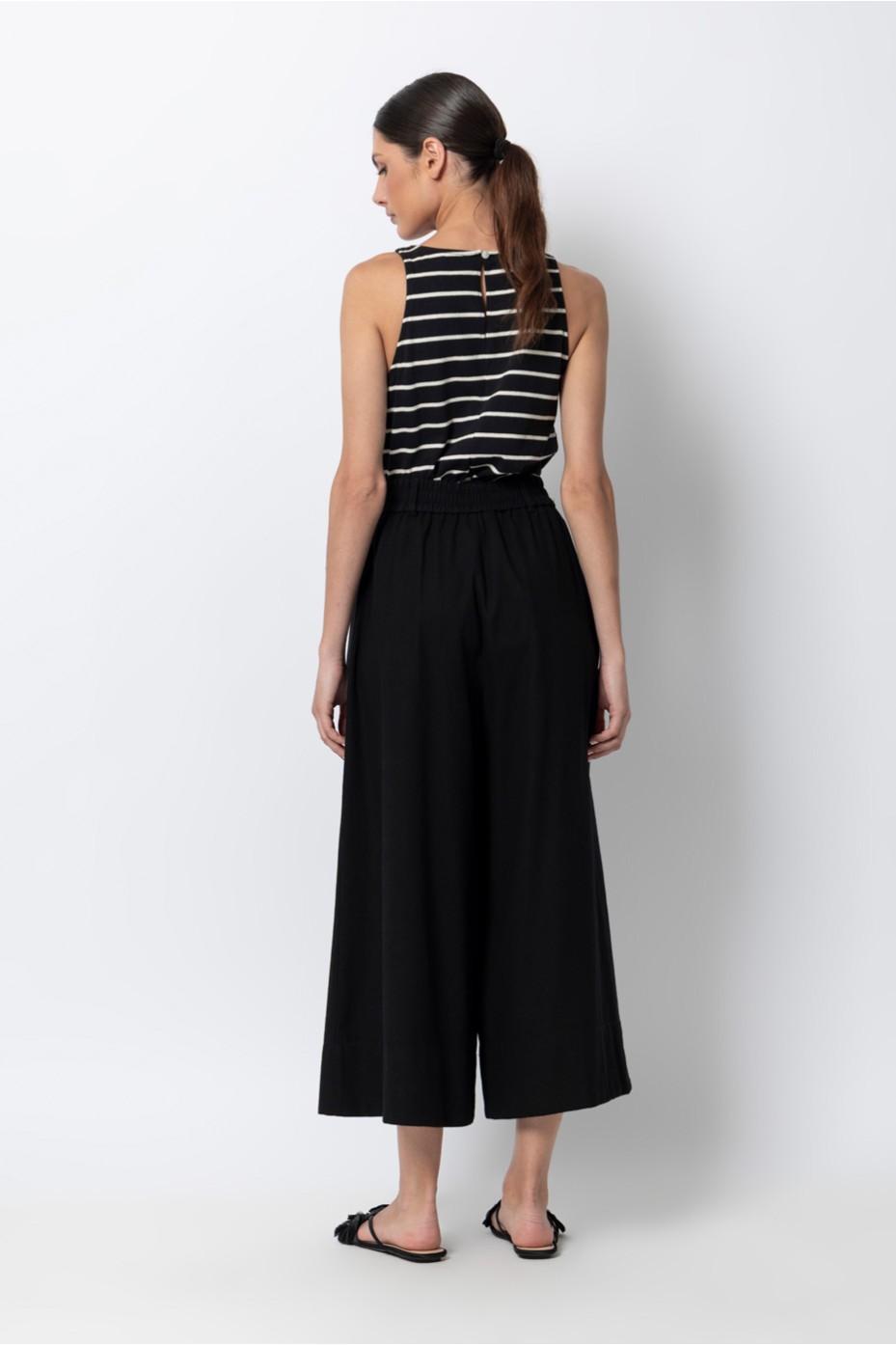 ZIP PANTS WITH ELASTIC